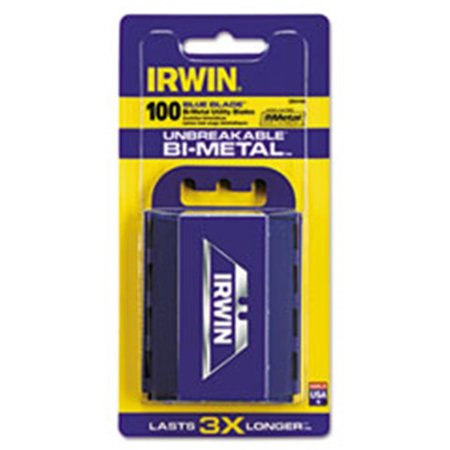 IRW Irw 2084400 Utility Knife Bi-Metal Traditional Replacement Blades; 100 Dispenser 2084400